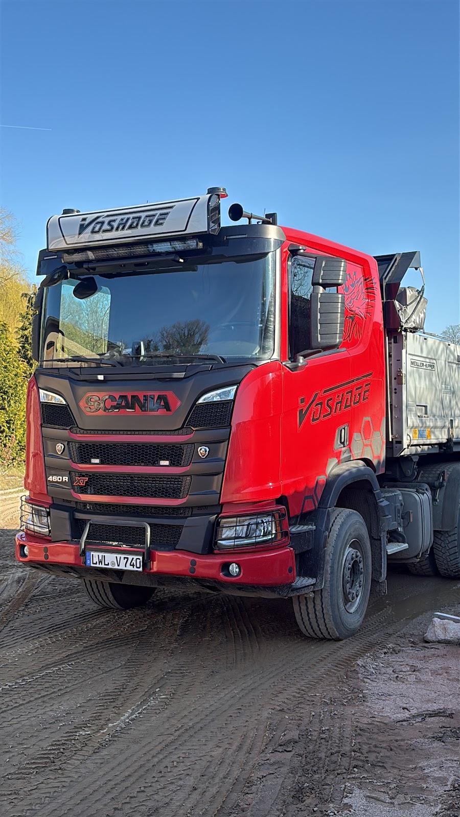Scania Zugmaschine der Voshage GmbH